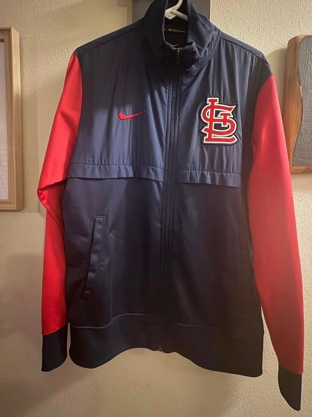Nike Men's Navy & Red St. Louis Cardinals Lightweight Jacket